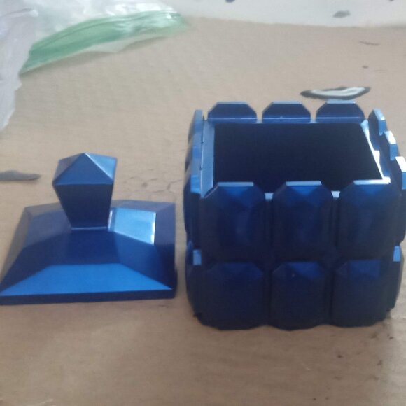 Handmade Blue Trinket Box - Picture 2 of 7